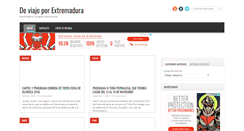Desktop Screenshot of deviajeporextremadura.com